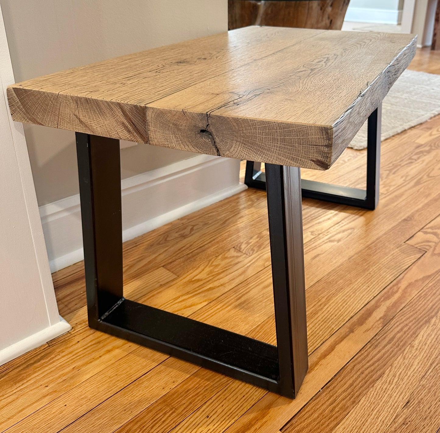 Handmade Solid White Oak Coffee Table