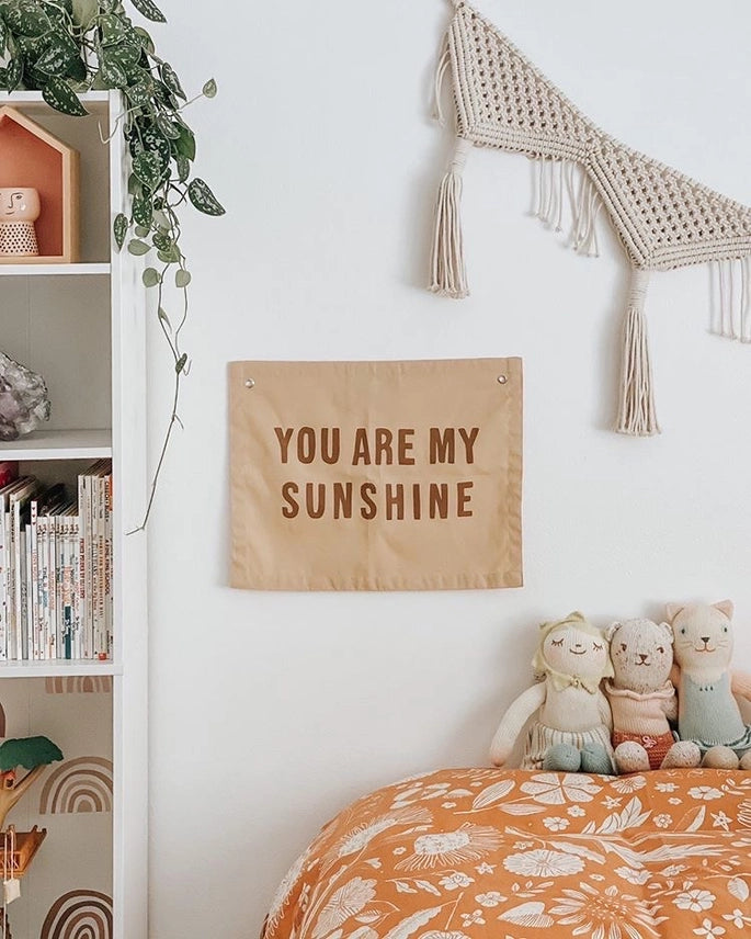 You Are My Sunshine Canvas Banner