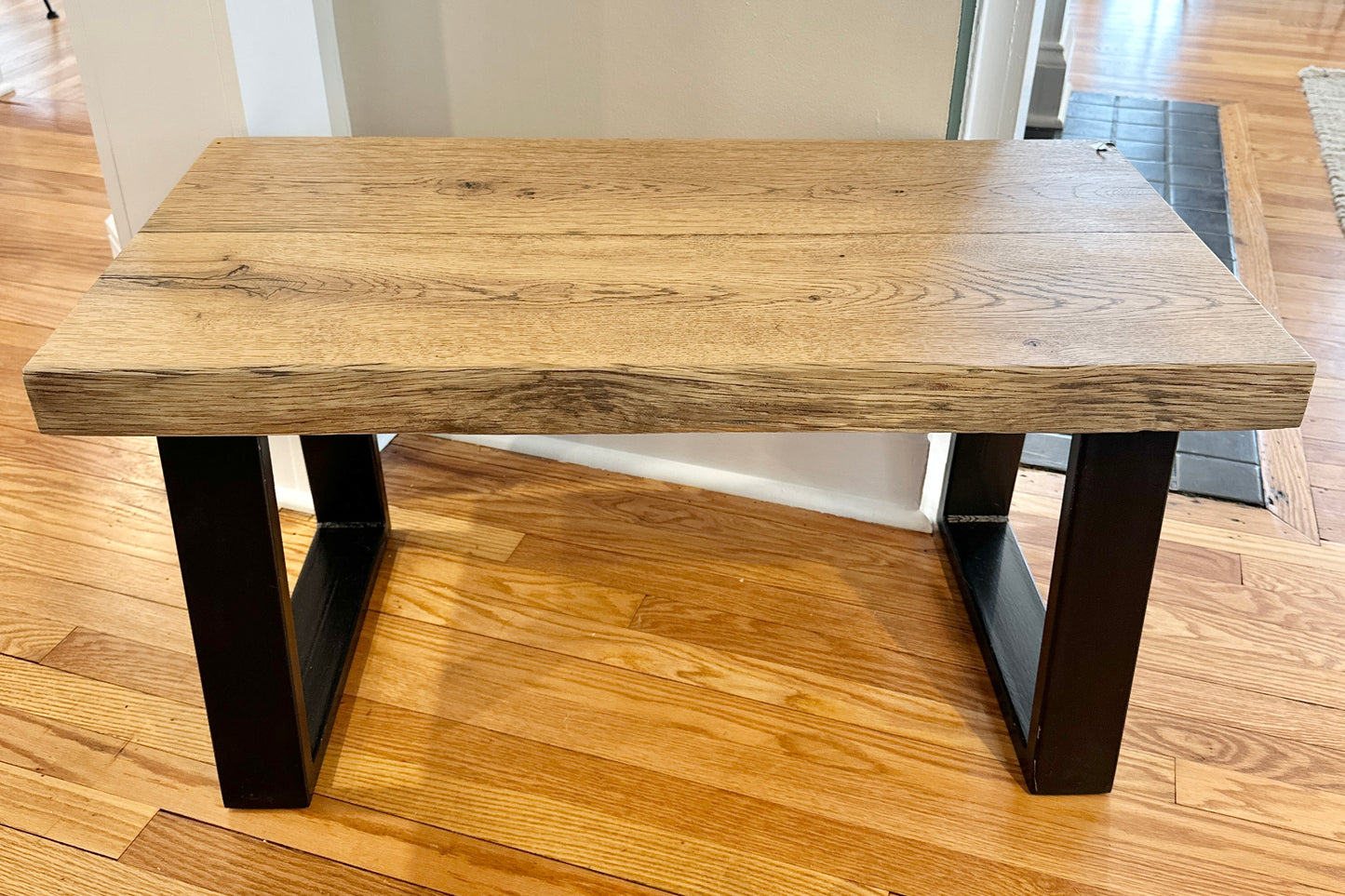 Handmade Solid White Oak Coffee Table