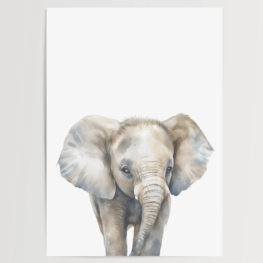 Baby Safari Wall Art- Elephant