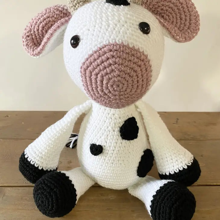 Hand Crochet Cow