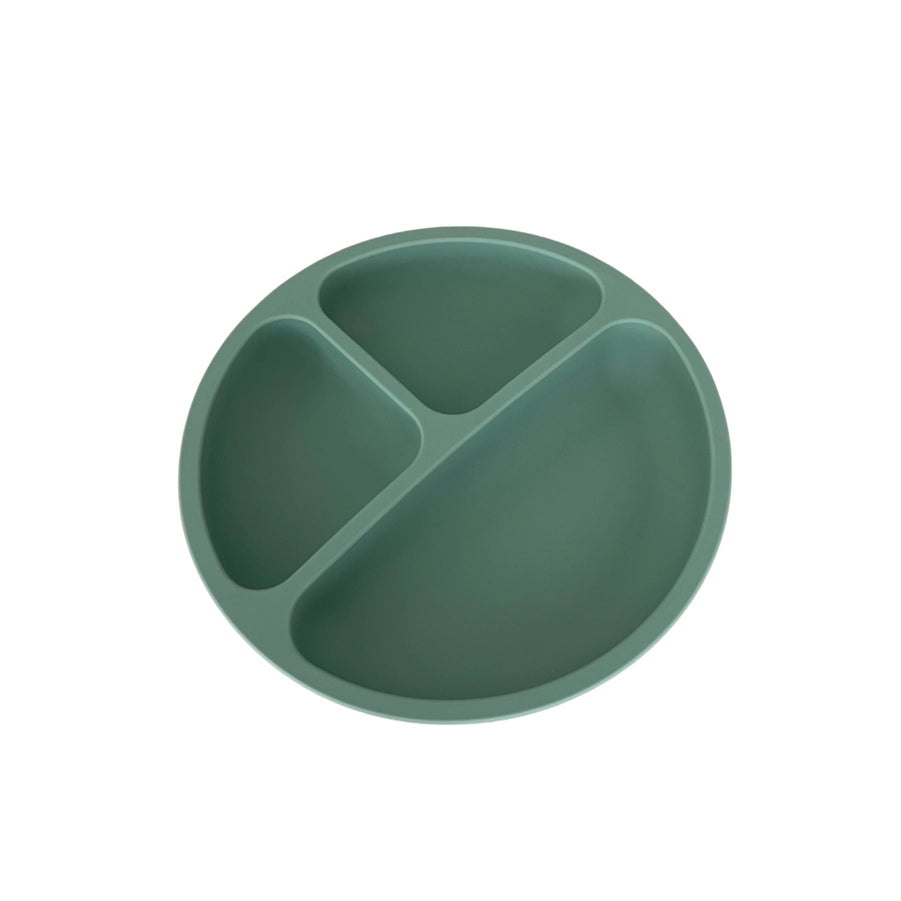 Non Suction Silicone Plate- Light Fern
