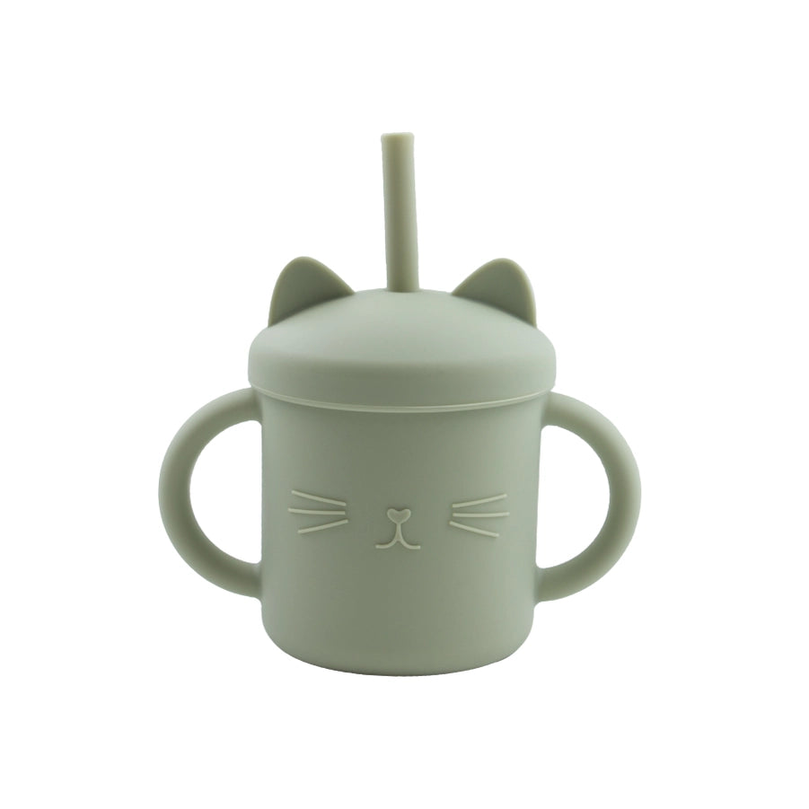 Silicone Kitty Cup- Green