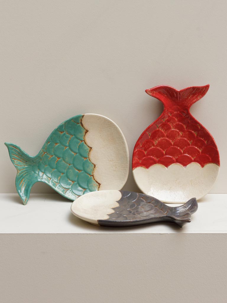 Whale Tail Decorative Plate