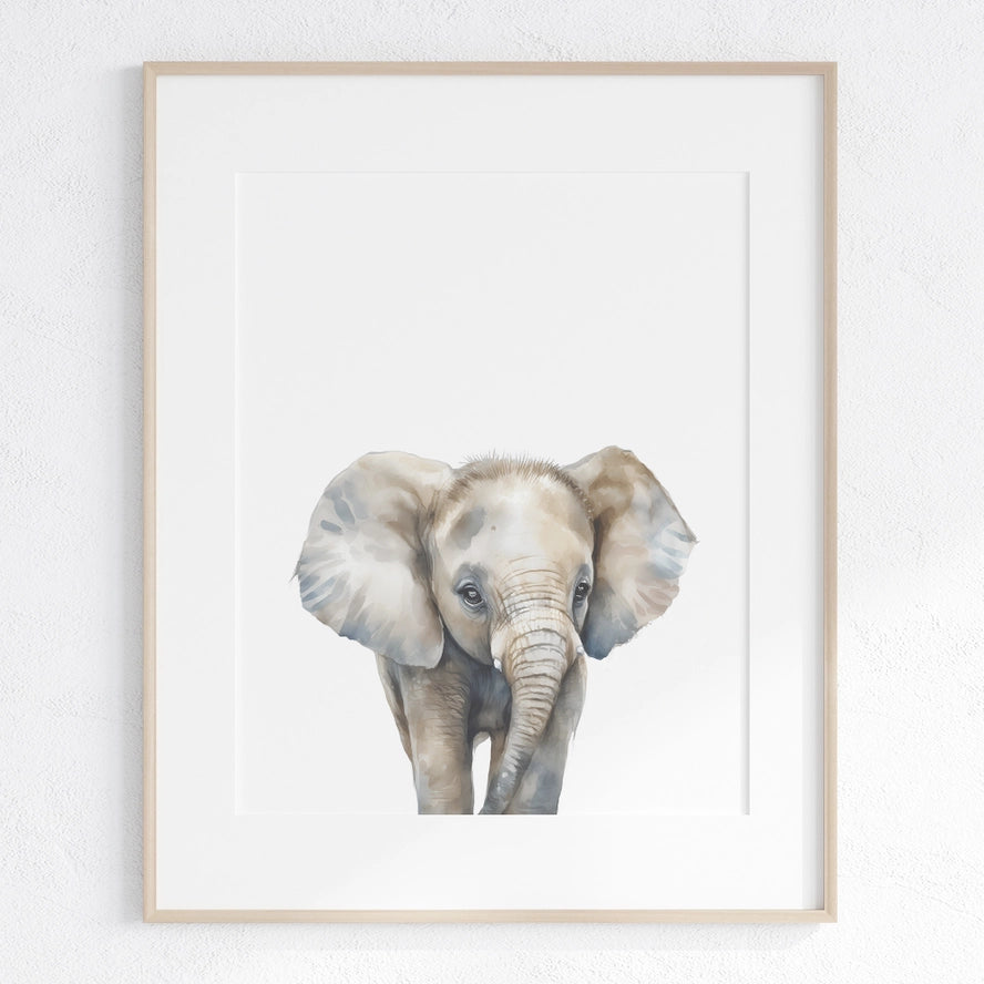 Baby Safari Wall Art- Elephant